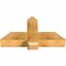Ekena Millwork Eugene Rough Sawn Timber Gable Bracket, Western Red Cedar, 36"W x 19"H x 6"D x 6"F, 13/12 Pitch GBW036X19X0606EUG00RWR - alternate 5